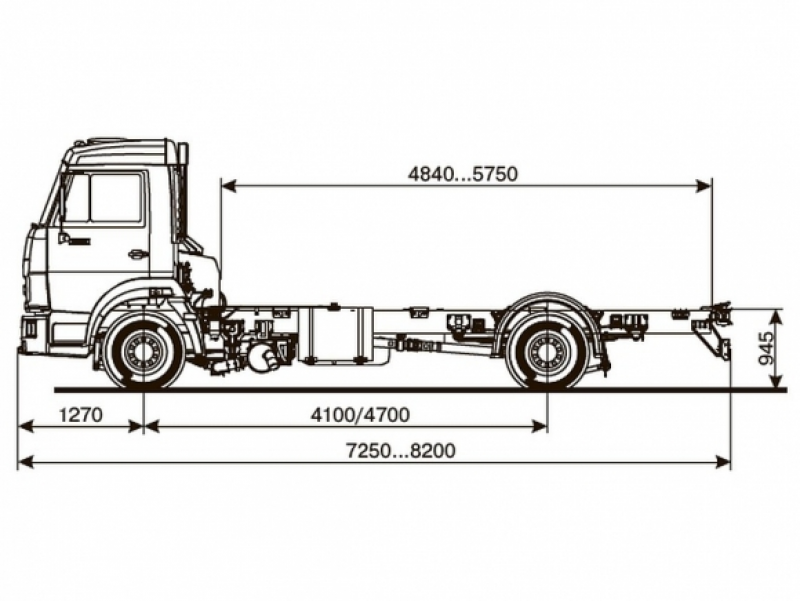 4308-3083-69(G5) Шасси КамАЗ